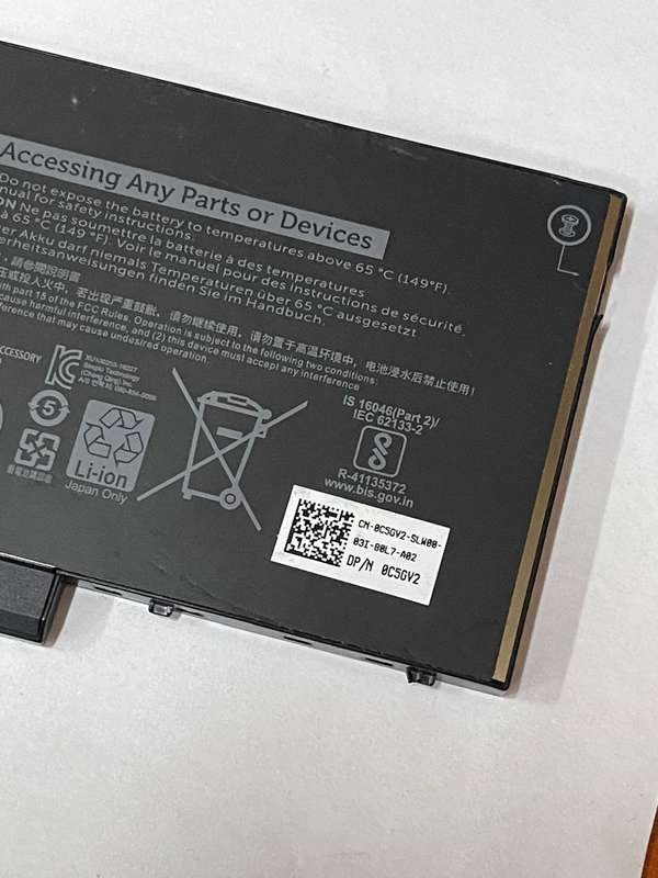 Dell Original Battery Latitude 5400 / 5500 / 5410 / Precision 3540  4-Cell 68WH