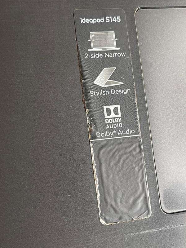 LENOVO IDEAPAD S145 PALMREST WITH KEYBOARD AND TOUCHPAD