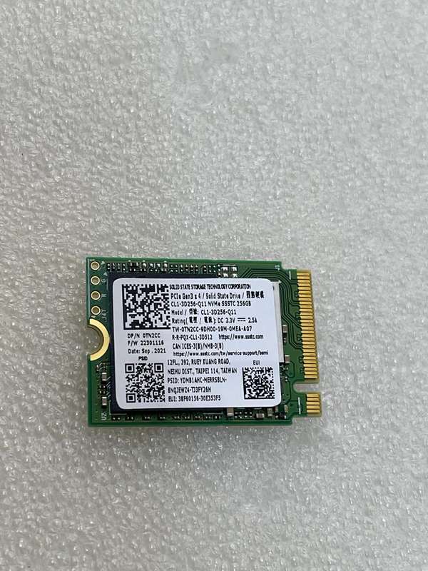 256GB CL1-3D256-Q11 SSD NVMe M.2 2230 PCIe Gen3 x4