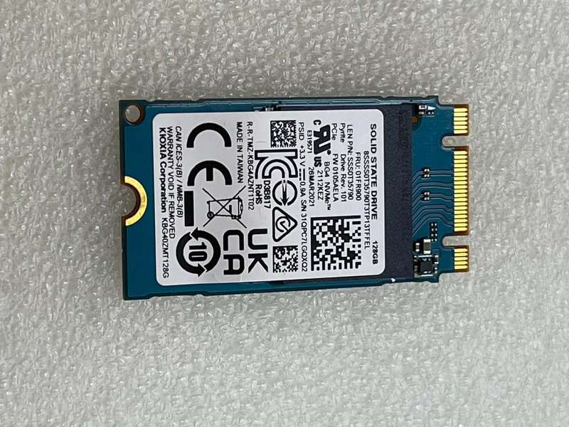 128GB KIOXIA NVMe SSD M.2 2260
