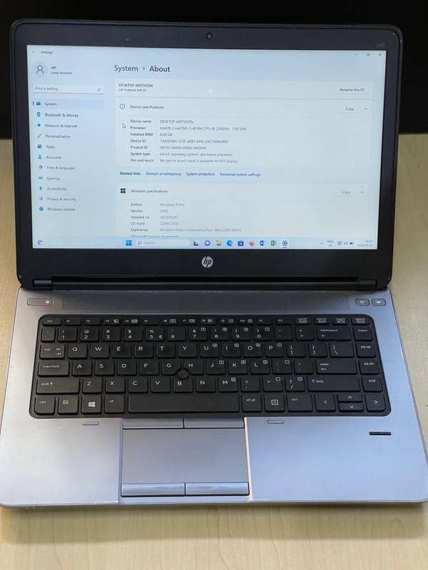 HP PROBOOK 640 | INTEL CORE i5-4200M | 8GB RAM | 500GB HDD | 14 LED | 3G HSPA | WIN11 PRO