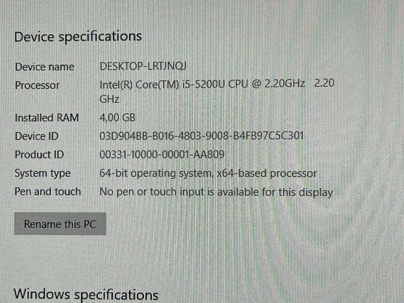 ACER TRAVELMATE P645 LA-B731P MOTHERBOARD (INTEL CORE i5-5200U) 4GB RAM ONBOARD