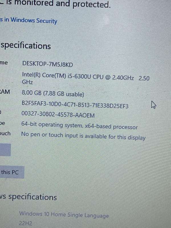 ACER ASPIRE 3 A315-54K | INTEL CORE i5-6300U | 8GB DDR4 | 1TB HDD | 15.6` HD LED | WIN10H