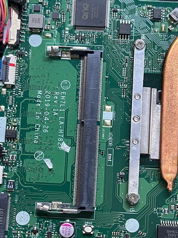 ACER ASPIRE A315-54K MOTHERBOARD EH7L1 LA-H782p |  INTEL CORE i5-6300U  (4GB ONBOARD RAM)