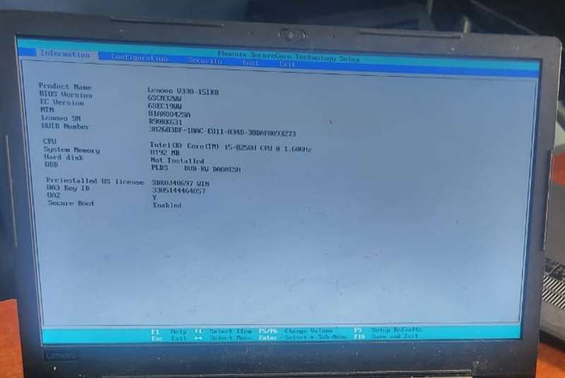 LENOVO IDEAPAD V330-15IKB MOTHERBOARD 4GB RAM ONBOARD (8th Gen Intel Core i5-8250)