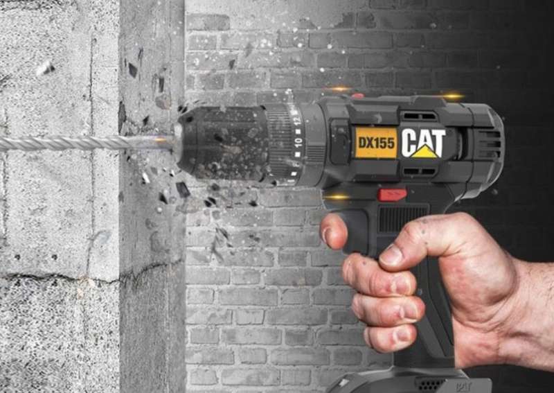 CAT Impact Drill Kit 18V, Li-Ion 2x2.0Ah, charger