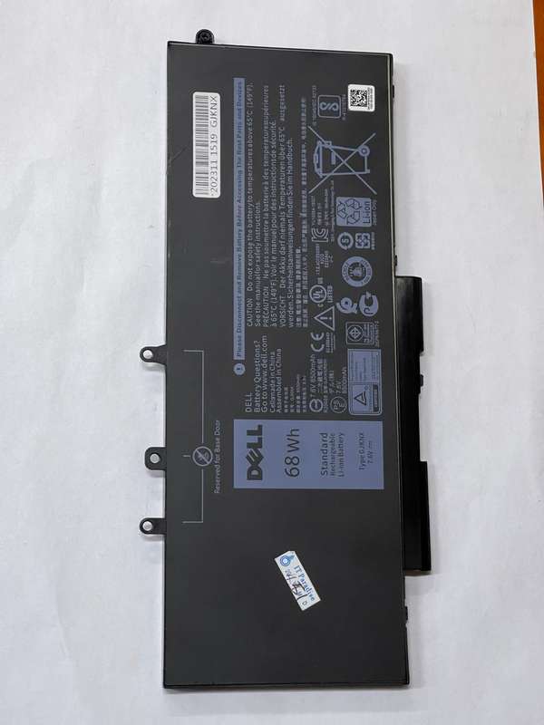 Dell Battery latitude 5590 / 5490 / 5480 / 5580 / PRECISION 3520 / 3530 4-Cell 68WH