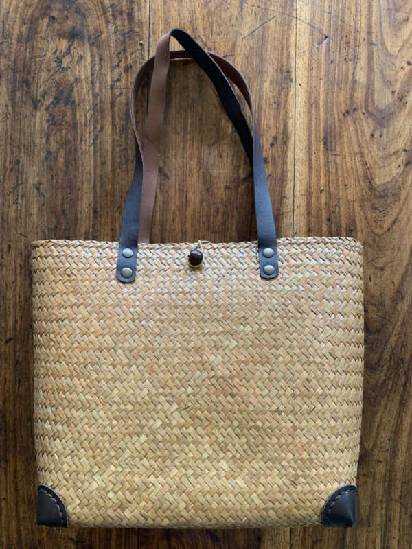 Natural Woven Straw Bag