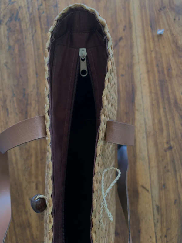 Natural Woven Straw Bag