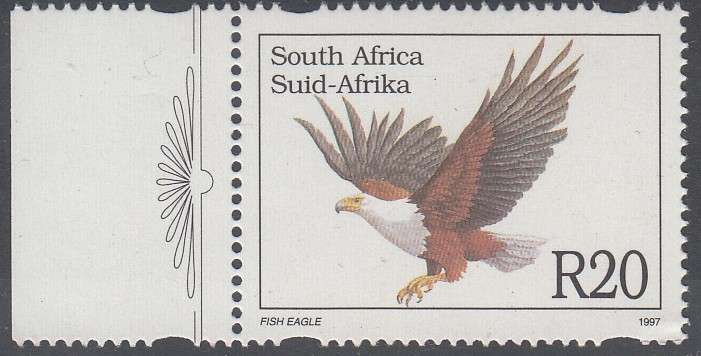 RSA 1997: ADD FALUE R20 TO DEFINITIVE ISSUE MNH (SACC 1001)