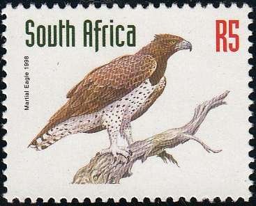 RSA 1998 REDRAWN 6th DEFINITIVE THREATENED FAUNA R5 MNH (SACC1169)