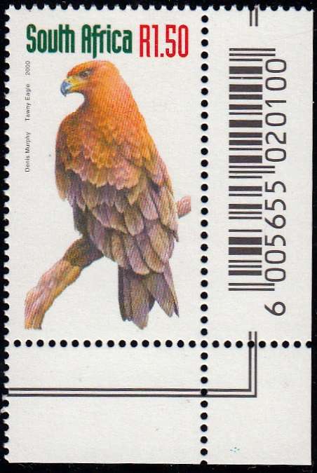 RSA 2000: 6th DEFINITIVE ISSUE R1.50 TAWNY EAGLE MNH (SACC 1256)