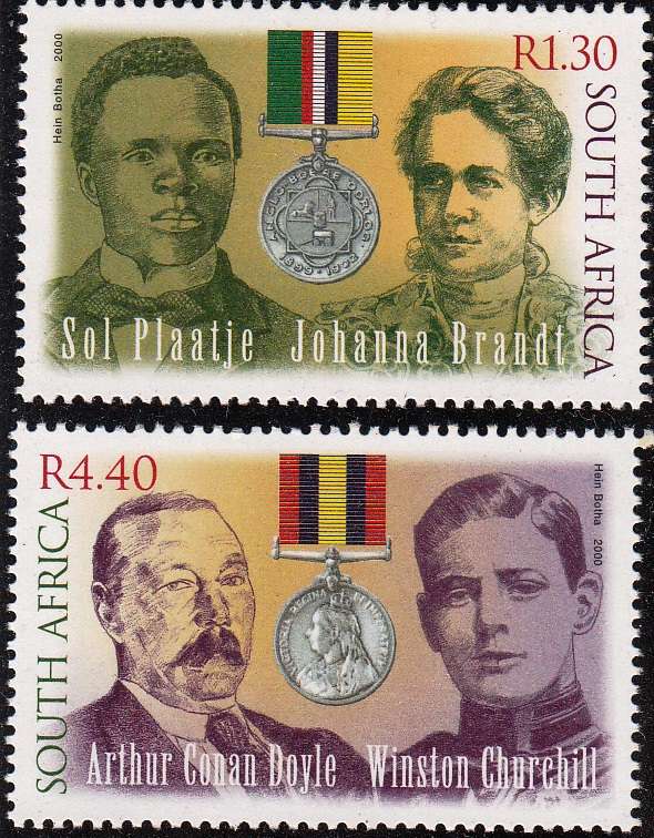 RSA 2000: ANGLO-BOER/ SA WAR WRITERS FULL SET MNH (SACC 1291-1292)