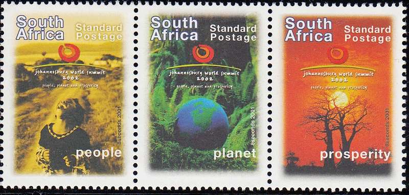 RSA 2002: WORLD SUMMIT FOR SUSTAINABLE DEVELOPMENT FULL SET MNH (SACC1478-1481)