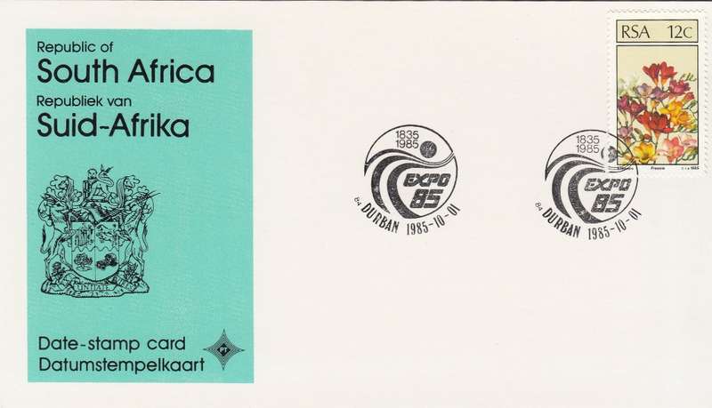 RSA DATE-STAMP CARD 1985: EXPO '85