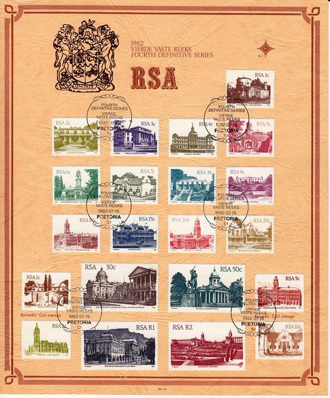 RSA 1982: OFFICIAL FD FOLDER 4.1 - FOURTH DEFINITIVE SERIES