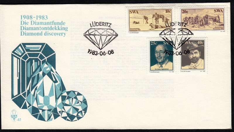SWA 1983: FDC 41 - DIAMOND DISCOVERY