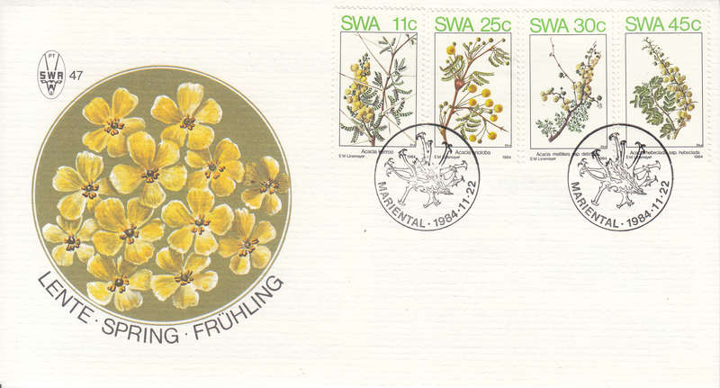 SWA 1984: OFFICIAL FDC 46 - SPRING IN SWA