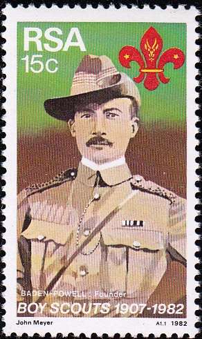 RSA 1982: 75th ANNIVERSARY OF BOY SCOUT MOVEMENT MNH (SACC 508)