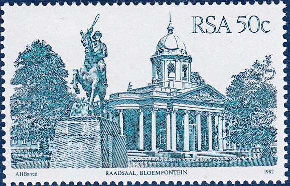 RSA 1985: 4th DEFINITIVE ISSUE 50c RECHROMED MNH (SACC 529)