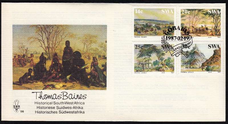 SWA 1984: OFFICIAL FDC 56 - HISTORICAL SWA