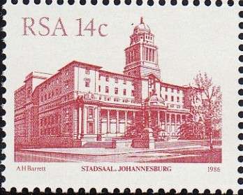 RSA 1982 4th DEFINITIVE ISSUE 14c PLATE NO 1743 MNH (SACC 604)