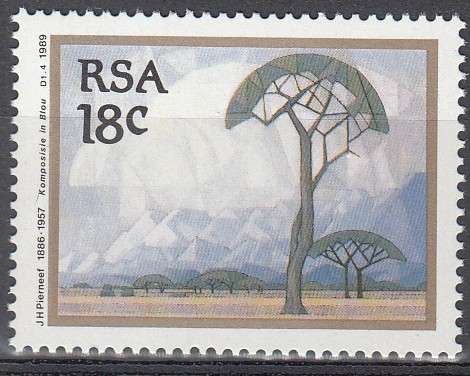 RSA 1989 PAINTINGS BY PIERNEEF 18c MNH (SACC 704)