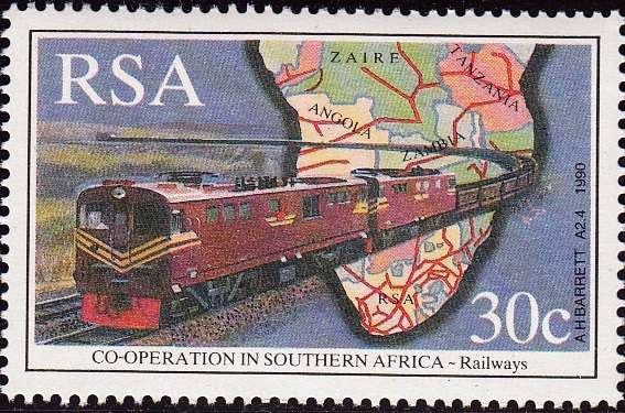 RSA 1990: CO-OPERATION IN SOUTHERN AFRICA 30c MNH (SACC 715)