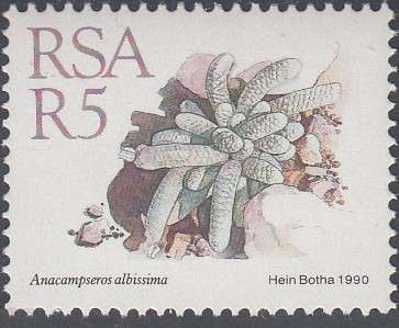 RSA 1990: 5th DEFINITIVE ISSUE SUCCULENTS R5.00 MNH (SACC 720)