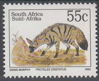 RSA 1993: 6th DEFINITIVE SERIES TYPE 1 55c MNH (SACC 833) latin inscription