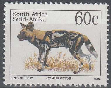 RSA 1993: 7th DEFINITIVE SERIES TYPE 1 60c MNH (SACC 834) latin inscription