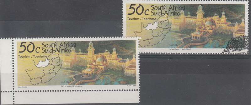 RSA 1995 TOURISM - NORTH WEST MNH + CTO (SACC 882)