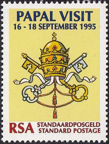 RSA  1995: PAPAL VISIT MNH (SACC 913)