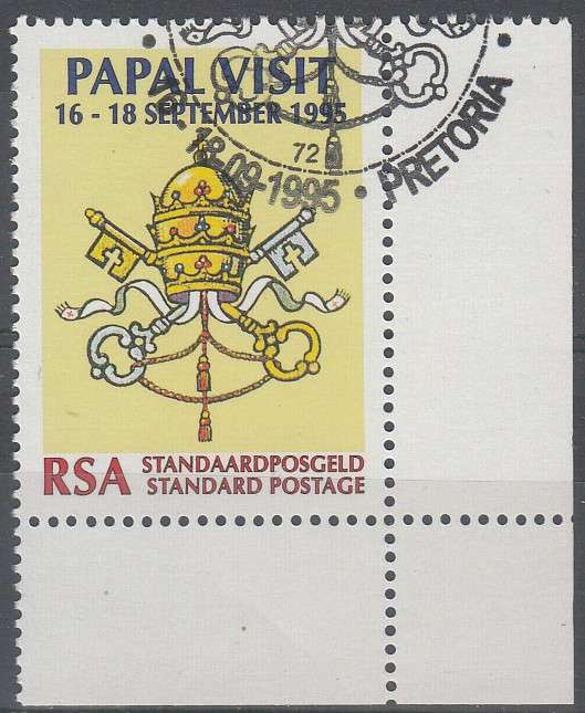 RSA  1995: PAPAL VISIT CTO (SACC 913)
