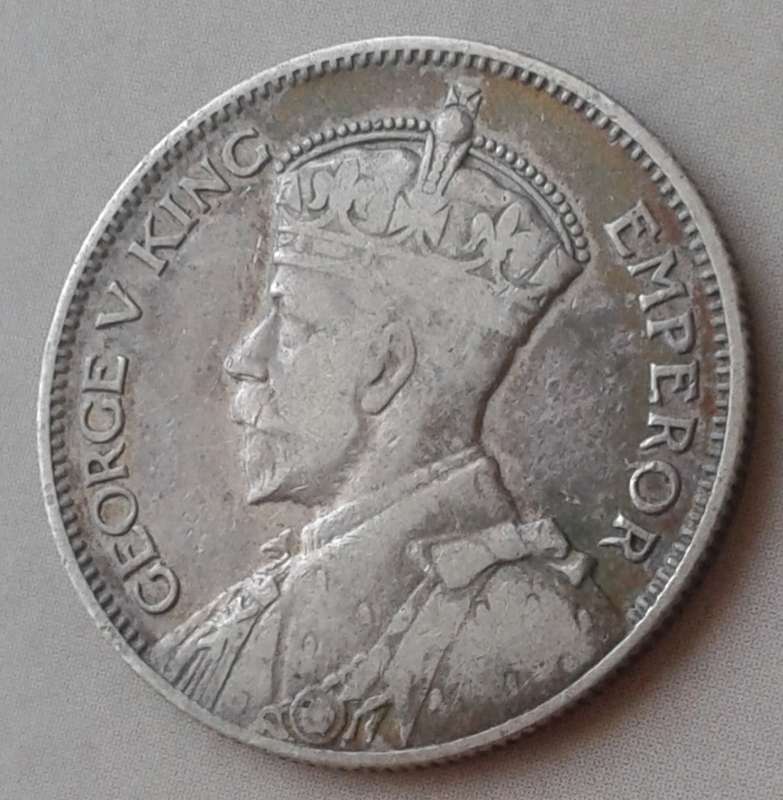 1932 Southern Rhodesia sterling silver shilling.