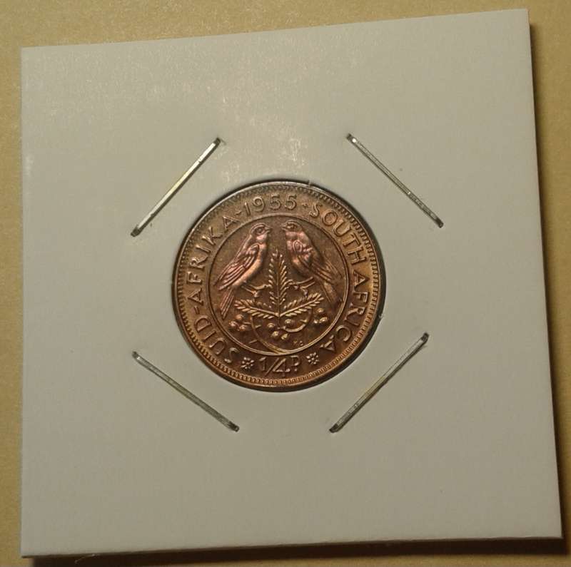 Nice 1955 union 1/4 Penny in proof