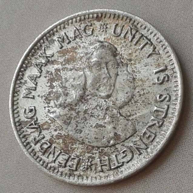 1961 Republic silver 2 1/2c.