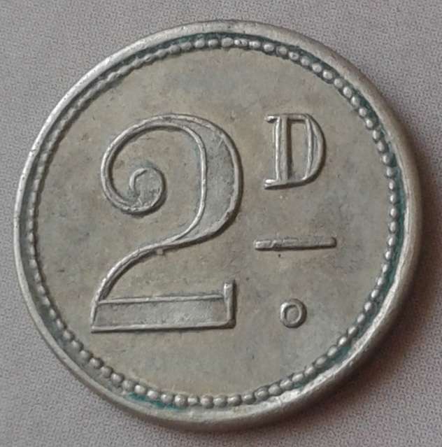 Scarce Union Steam Ship Company Limited Southampton 2D token