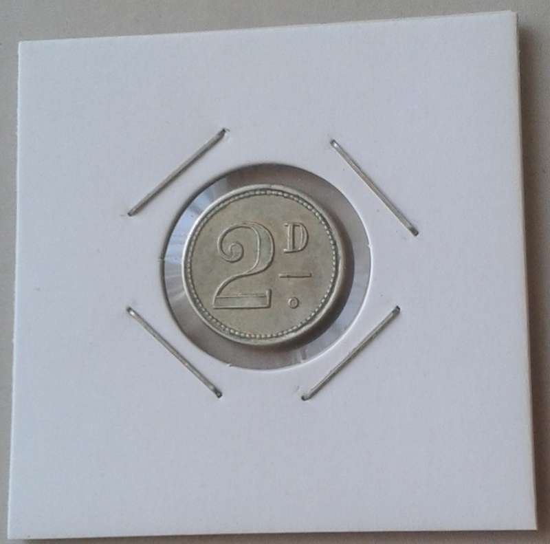Scarce Union Steam Ship Company Limited Southampton 2D token