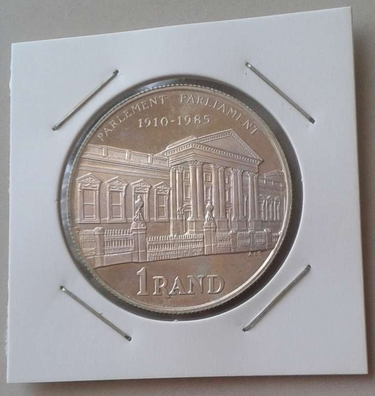 Beautiful 1985 Parliament proof silver R1