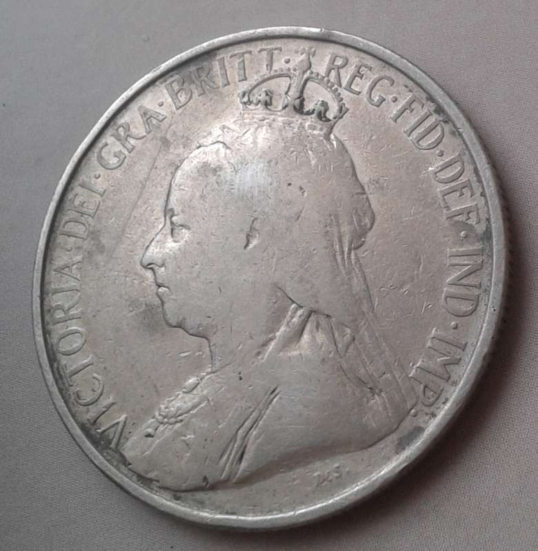 Scarcer 1901 Cyprus sterling silver 18 Piastres