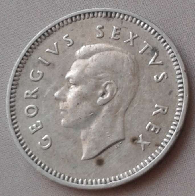 1949 Union silver tickey in XF.