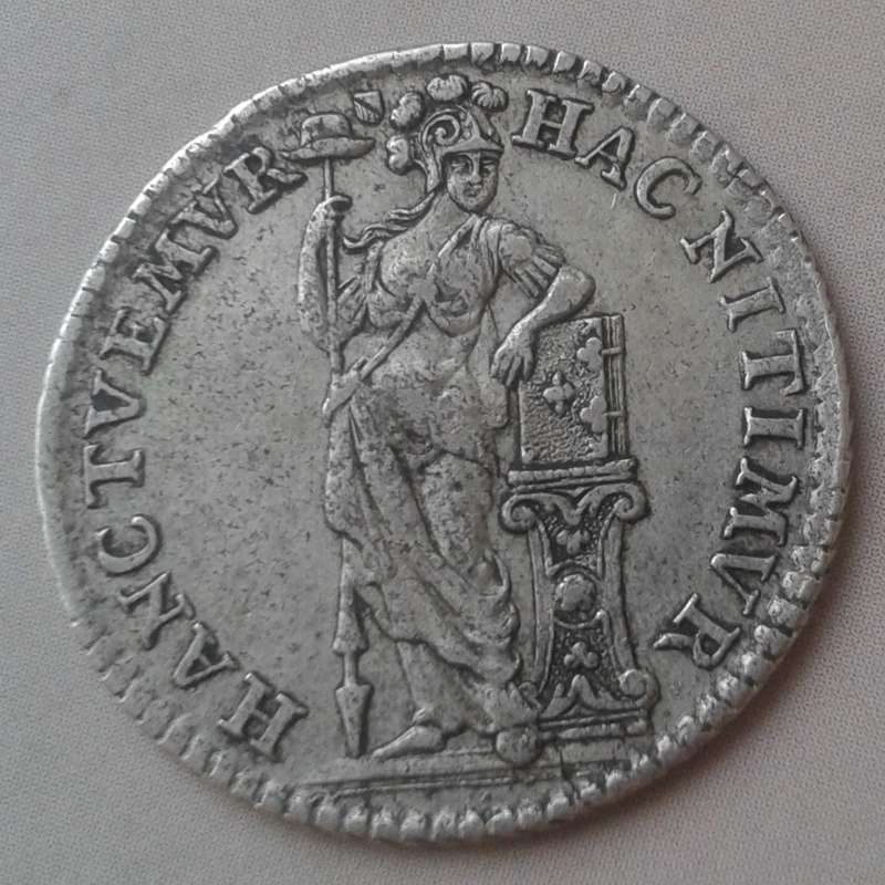 Nice 1759 Netherlands (Province of Utrecht) silver 1/4 Gulden (5 Stuivers)