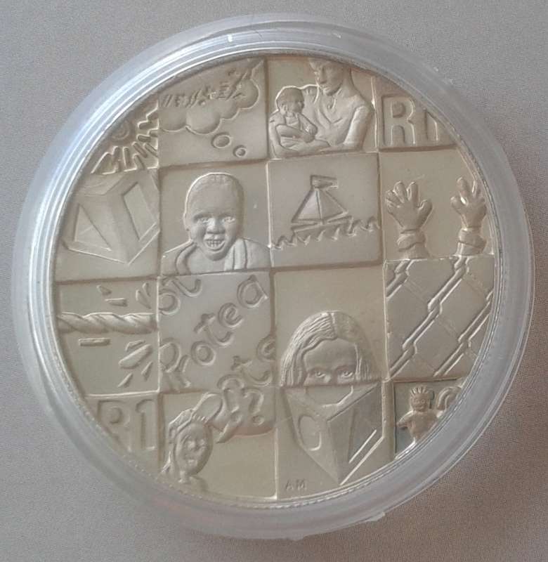 1998 Children proof silver R1 in box incl.certificate
