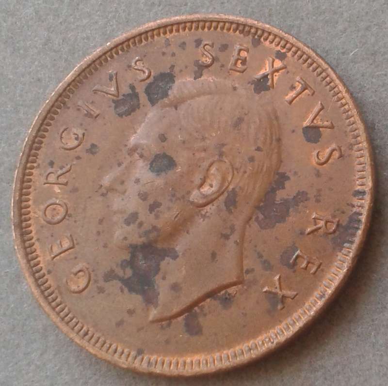 1950 Union penny with uncirculated details