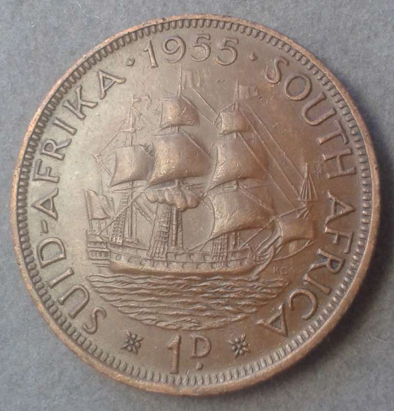 1955 Union penny