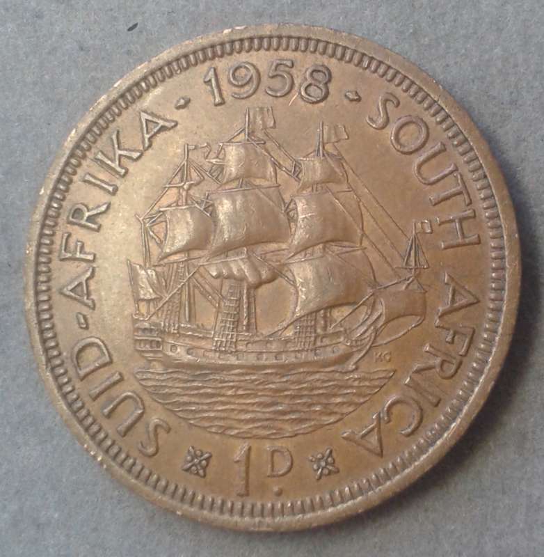 Decent 1958 Union penny