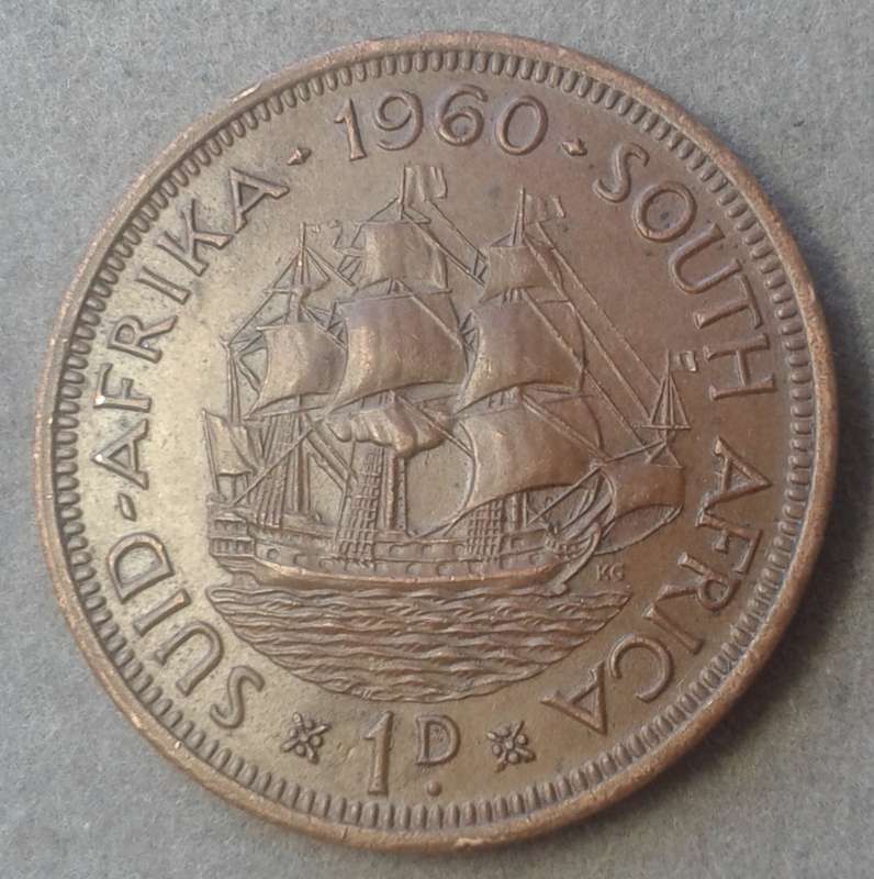 1960 Union penny.
