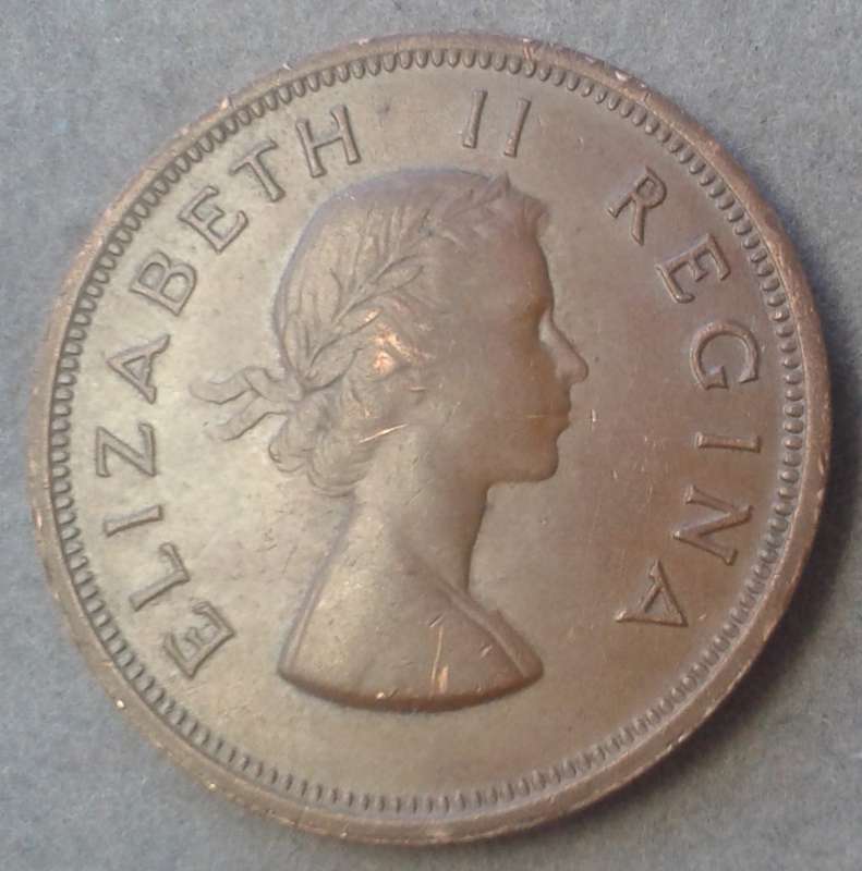 1960 Union penny.