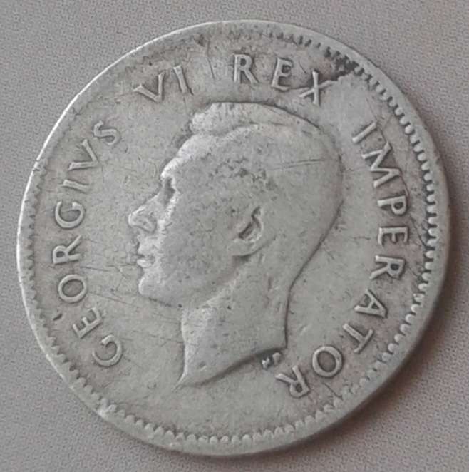 1941 Union silver tickey.